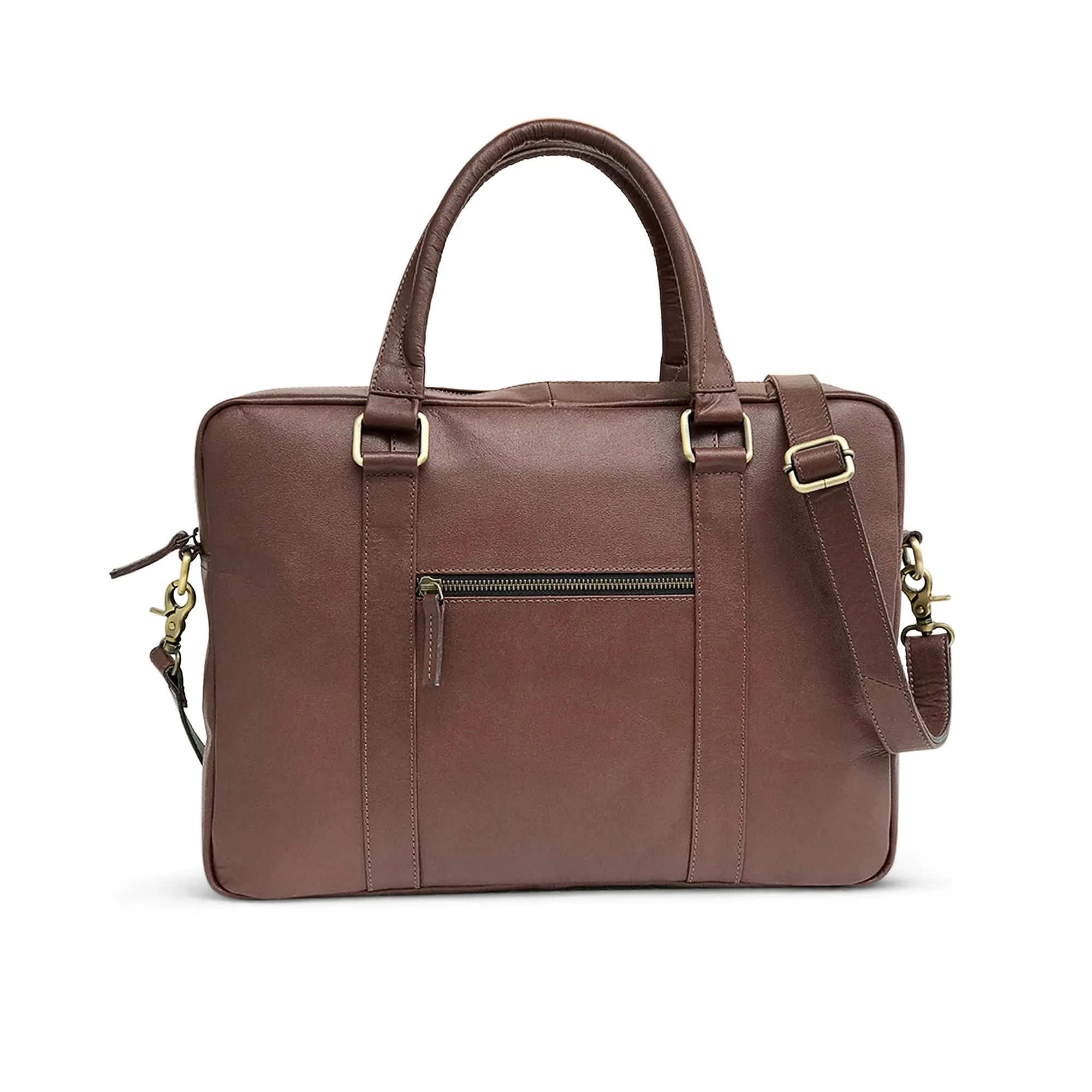 Light Weight Leather Mens Laptop Bag